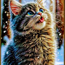 Схема вышивки «Коты»