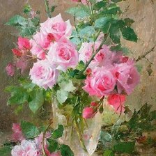 Схема вышивки «розы»