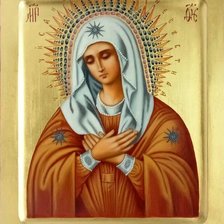 Схема вышивки «Икона Божией Матери "Умиление"»