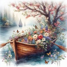 Схема вышивки «paisajes»