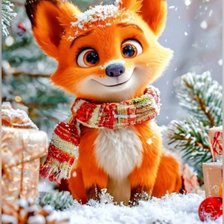 Схема вышивки «Лисенок»