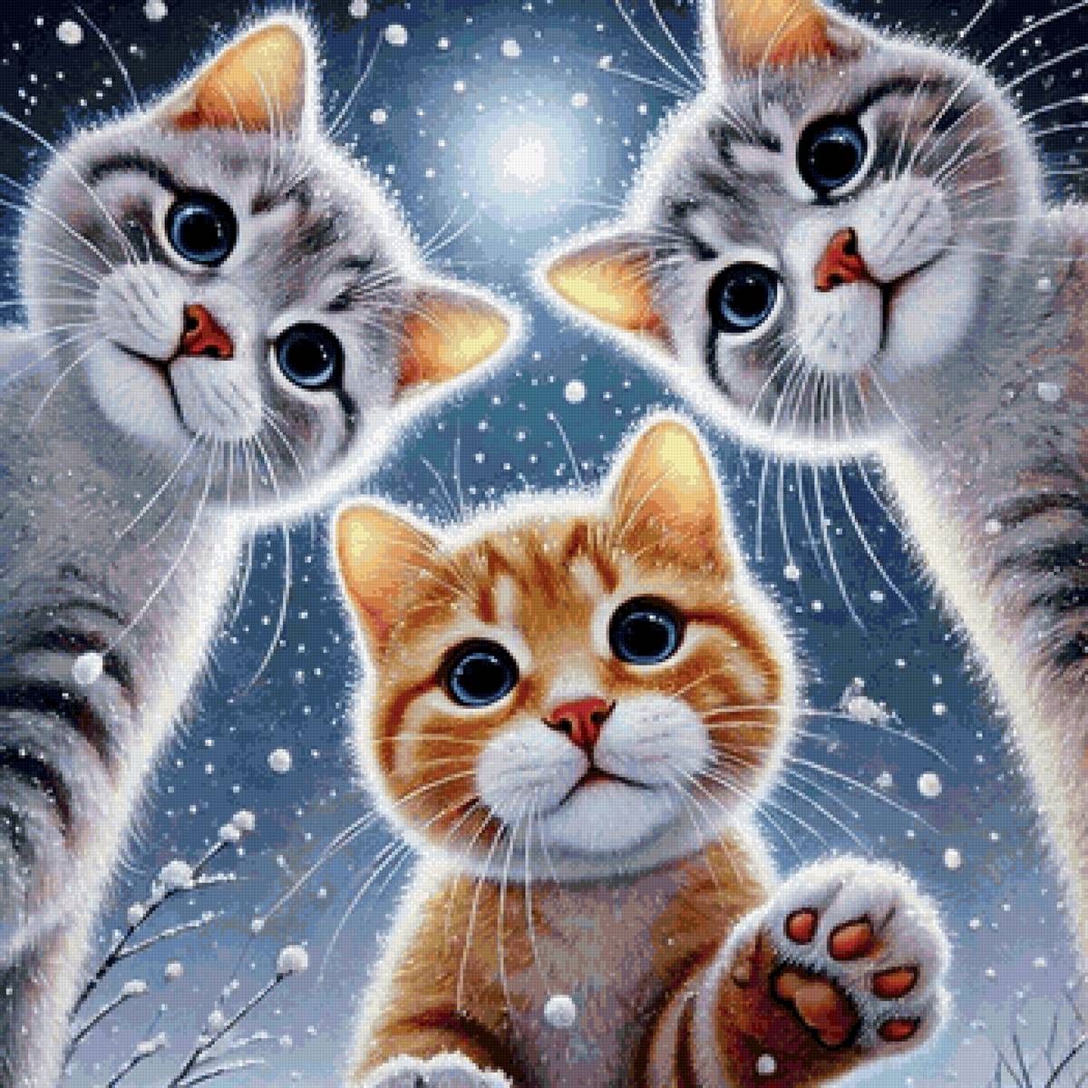 котята - кот - предпросмотр