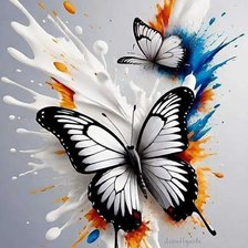 Схема вышивки «пеперуди»