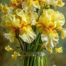 Жёлтые ирисы