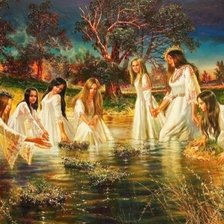 Схема вышивки «ИВАНО-КУПАЛО»