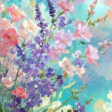 Схема вышивки «Солнечные цветы»