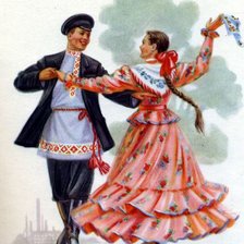 Схема вышивки «Русская красота»