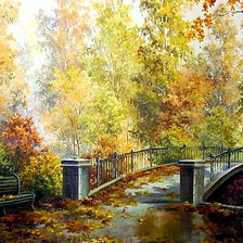 мост в парке