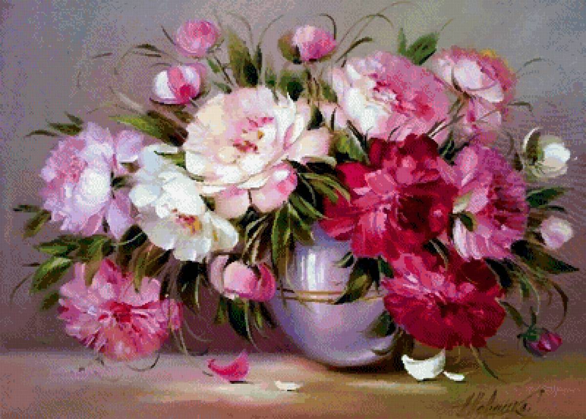 пионы - предпросмотр