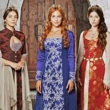 Схема вышивки «Героини сериала Великолепный век»