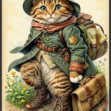 Схема вышивки «Кошки»