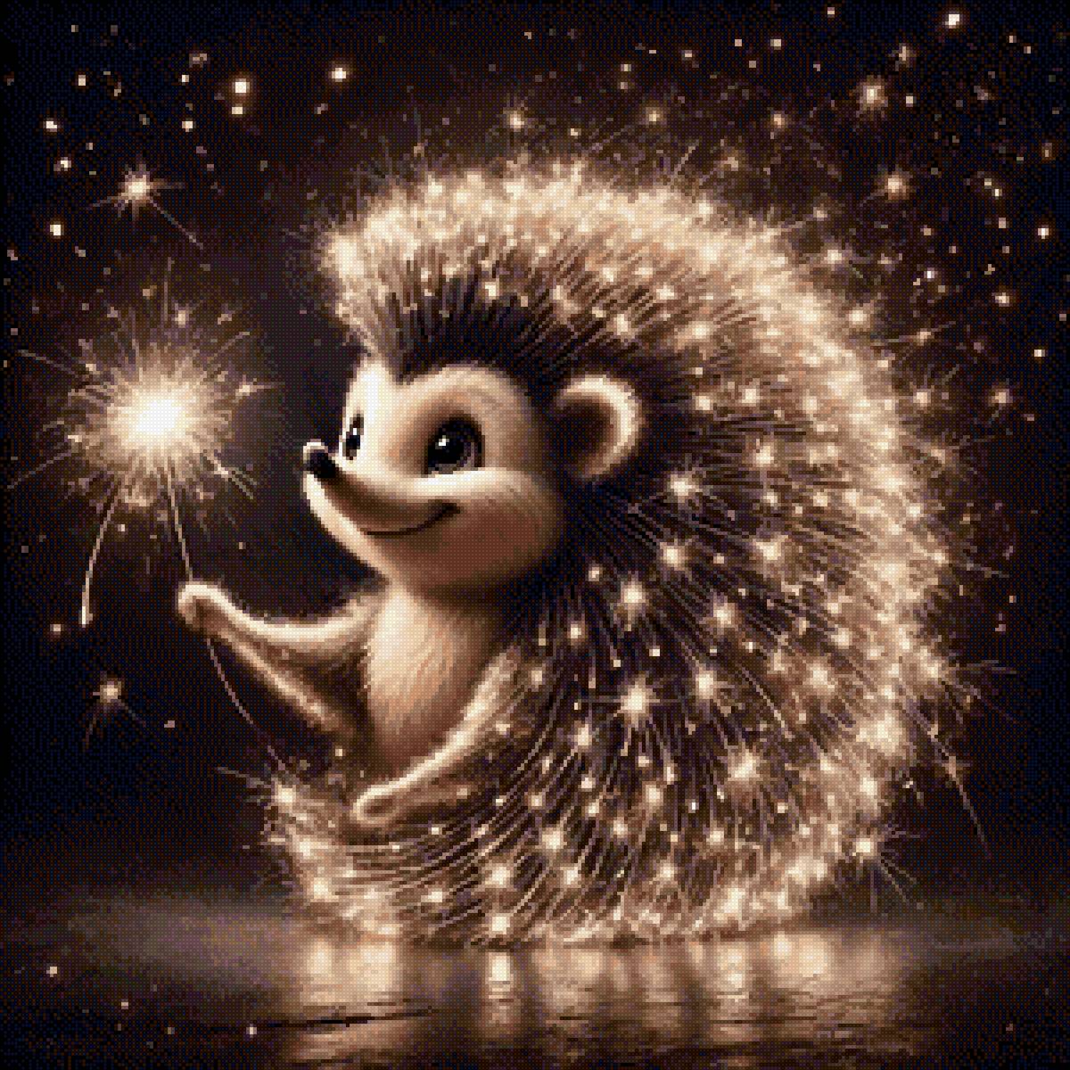 Звездный ёжик - предпросмотр