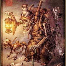 Схема вышивки «Робот»