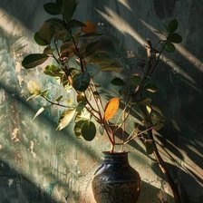 Схема вышивки «Зелёный натюрморт»