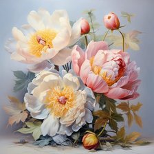 Схема вышивки «Цветы»