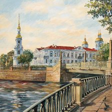 Схема вышивки «Питер»