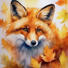 Схема вышивки «Лиса»