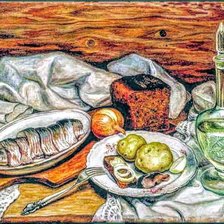 Схема вышивки «Хлеб»