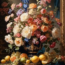 ваза с цветами