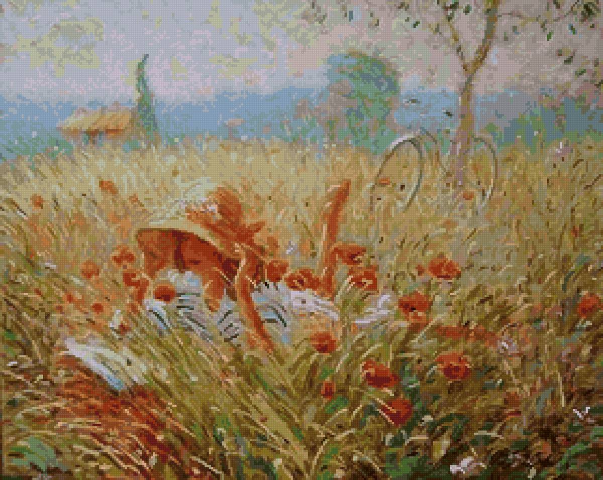 №2863576 - лето отдых поле цветы - предпросмотр