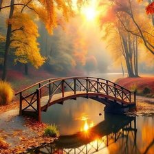 Схема вышивки «Мостик»