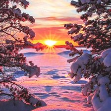 Схема вышивки «ПЕЙЗАЖ»