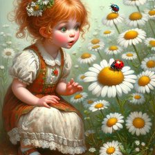 Схема вышивки «девочка»