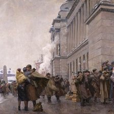 Схема вышивки «Враг под Москвой. Николай Осенев»