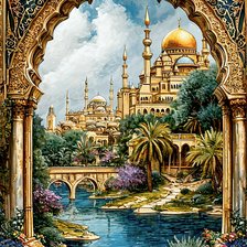 Схема вышивки «Арабская сказка»