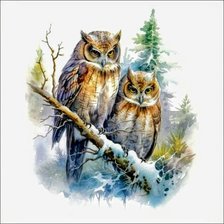 Схема вышивки «Птицы»