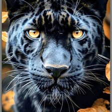 Схема вышивки «Пантера»