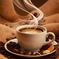 Схема вышивки «Кофе»