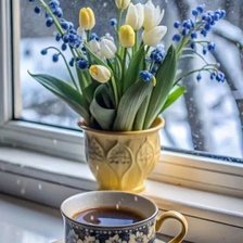 Схема вышивки «Уже весна»