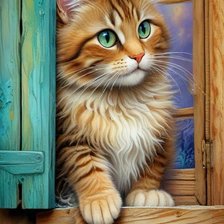 Схема вышивки «На окошке»