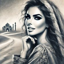 Схема вышивки «Песни пустыни»