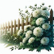 Схема вышивки «георгины»