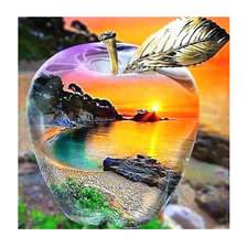 Схема вышивки «пейзаж»