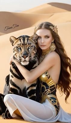 Красавица - животные, люди - оригинал