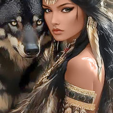 Схема вышивки «Девушка без адреса»