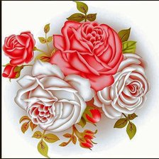 Схема вышивки «Цветы»