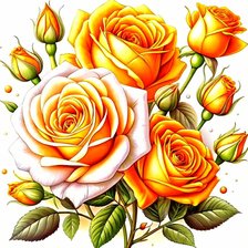 Схема вышивки «Цветы»