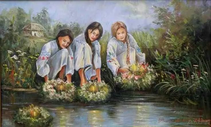 Русские праздники. Иван Купала. - оригинал