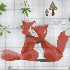 Схема вышивки «foxy roxy»