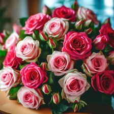 Схема вышивки «Букет роз»