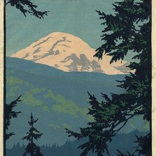 Схема вышивки «Пейзаж»