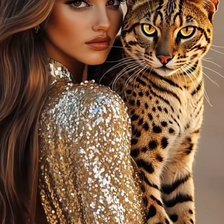 Схема вышивки «Кошки»