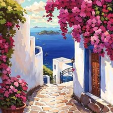 Схема вышивки «берег»