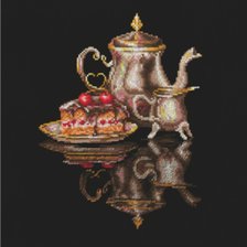 Схема вышивки «coffee pod»