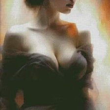 Схема вышивки «Девушка»