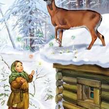 Схема вышивки «Серебряное копытце»